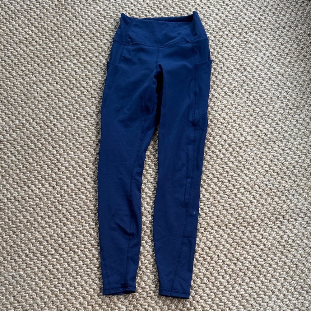 NWOT Fabletics oasis PureLux Navy Blue Leggings